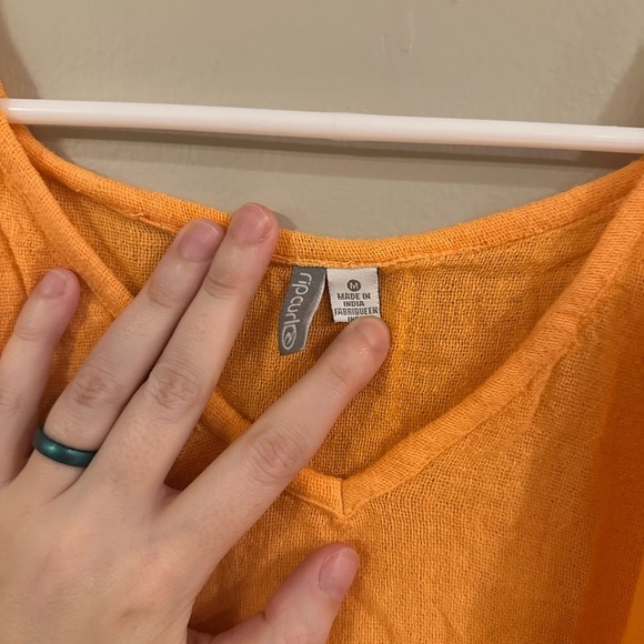 Rip Curl Ombré Orange Beach Cover Up Size M - Picture 5 of 6